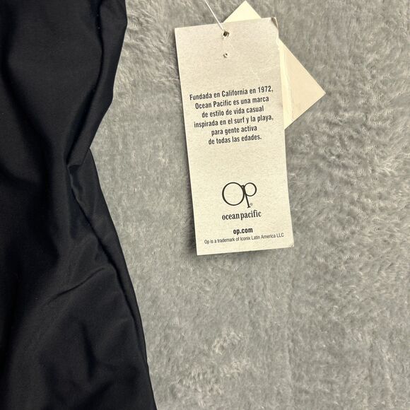 Ocean Pacific NWT Swimsuit Black Tropical Drink Vacation Sz. Medium - Picture 4 of 12